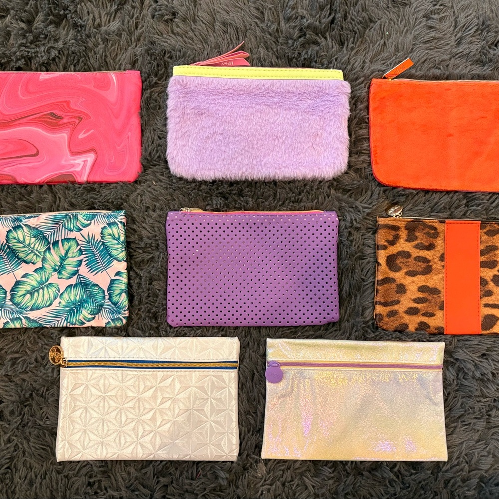 Colorful Assorted Pouches Set